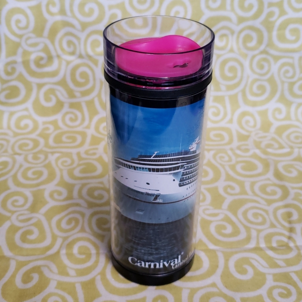 Carnival 12oz Photo travel tumbler NEW